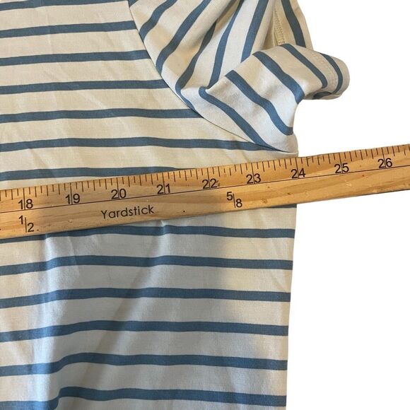 Lululemon Crewneck T-Shirt Short Sleeve Men's Size XXL Blue Gray Athleisure Gym - Picture 4 of 7